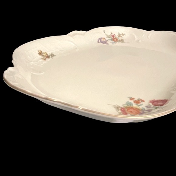 ROSENTHAL GERMANY SANSSOUCI 13 1/4” RECTANGULAR SERVING PLATTER (Ivory) - Picture 3 of 11